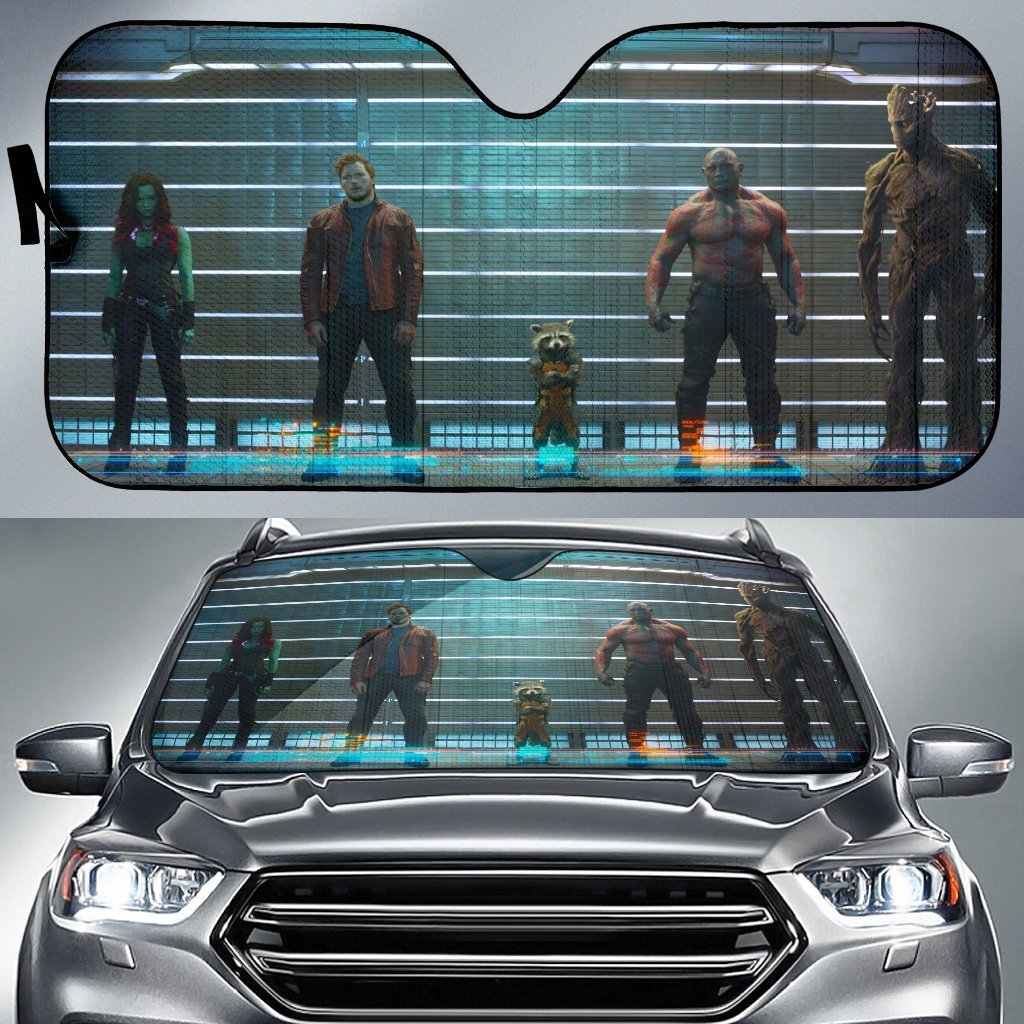 Guardians Of The Galaxy Car Auto Sun Shade Guardians Of The Galaxy Car Auto Sun Shade