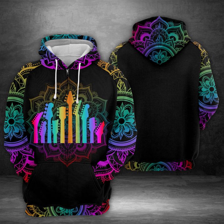 Guitar Band 3D Printed Hoodie/Zipper Hoodie Guitar Band 3D Printed Hoodie/Zipper Hoodie