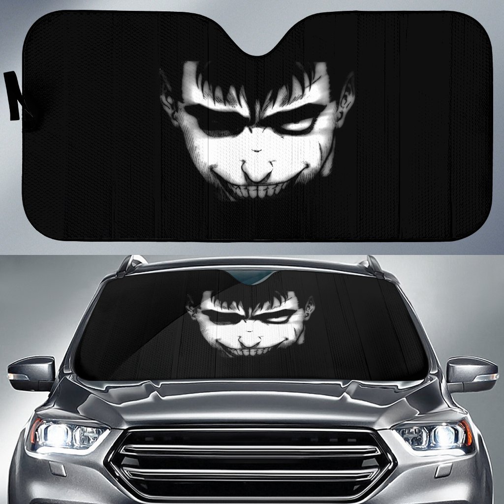 Guts Berserk Car Auto Sun Shade Guts Berserk Car Auto Sun Shade