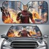 Guy Deadpools Movie Car Auto Sun Shade