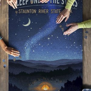 Halifax County, Virginia Staunton River State Park Sleep Under The Stars Jigsaw Puzzle Set