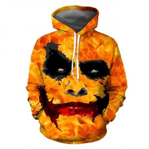 Halloween Clown Face 3D Printed Hoodie/Zipper Hoodie