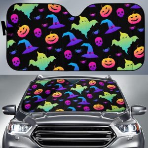 Halloween Colours Car Auto Sun Shade