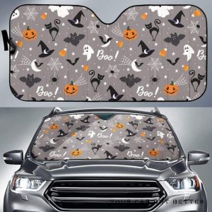 Halloween Pattern Car Auto Sun Shade