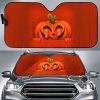 Halloween Pumpkin Car Auto Sun Shade