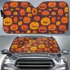 Halloween Pumpkins Car Auto Sun Shade