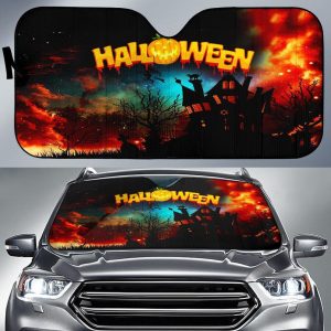 Halloweens 2 Car Auto Sun Shade