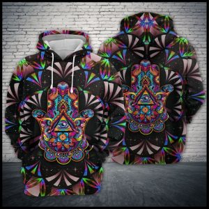 Hamsa Hand 3D Printed Hoodie/Zipper Hoodie