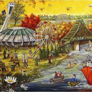 Happy Birthday Montreal Jigsaw Puzzle Set