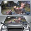 Happy Hippo Car Auto Sun Shade