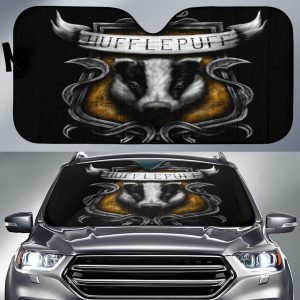 Harry Potter Hufflepuffs Car Auto Sun Shade