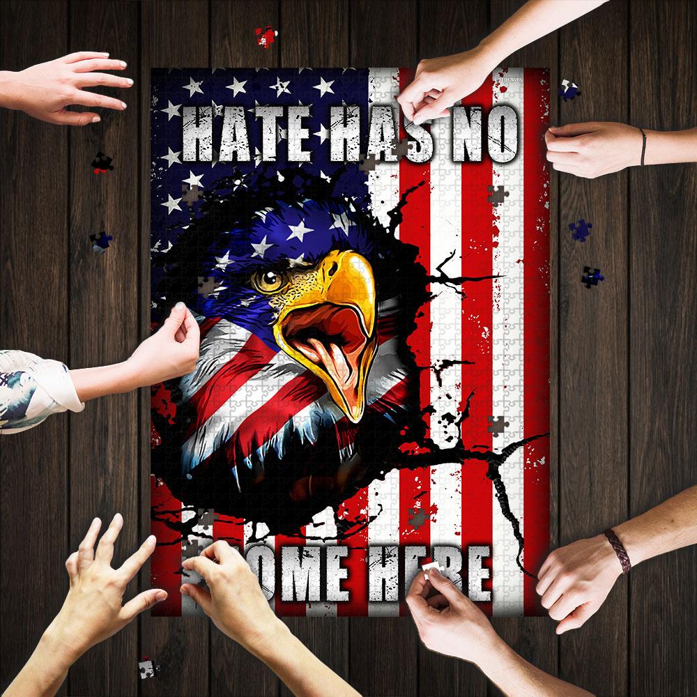 Hate Has No Home Here American Jigsaw Puzzle Set Hate Has No Home Here American Jigsaw Puzzle Set