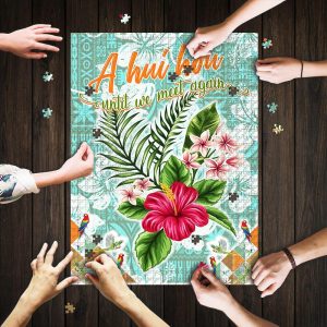 Hawaii A Hui Hou Jigsaw Puzzle Set