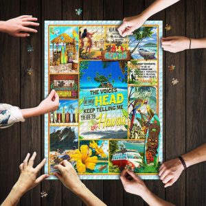 Hawaii Beach Life Jigsaw Puzzle Set