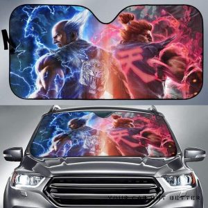 Heihachi Vs Akuma Street Fighter Car Auto Sun Shade