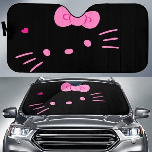 Hello Kitty Faces Car Auto Sun Shade