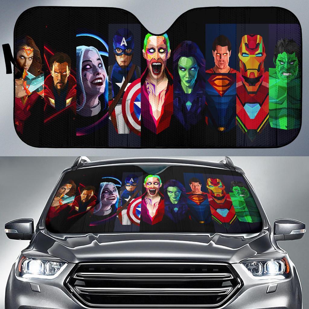 Heroes Car Auto Sun Shade Heroes Car Auto Sun Shade