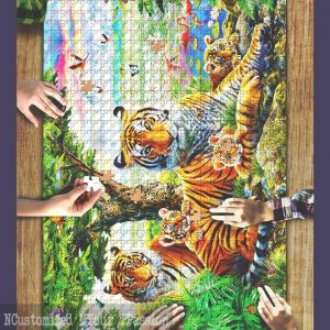 Hidden Tigers Jigsaw Puzzle Set