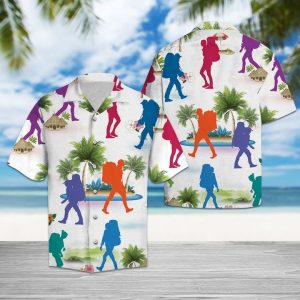 Hiking Lover Hawaiian Shirt Summer Button Up