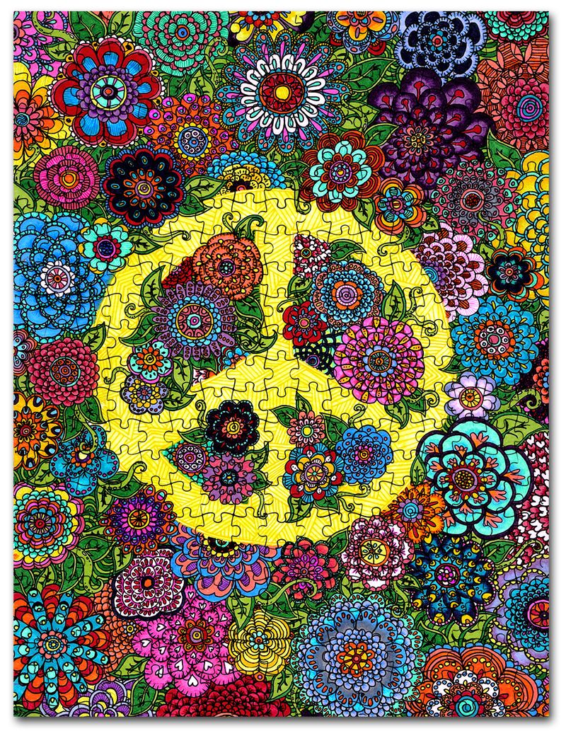 Hippie Jigsaw Puzzle Set Hippie Jigsaw Puzzle Set
