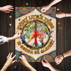 Hippie Peace Jigsaw Puzzle Set