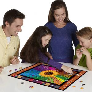 Hippie Sunflower Jigsaw Puzzle Set