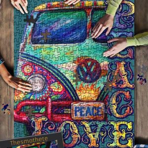Hippie Van Jigsaw Puzzle Set