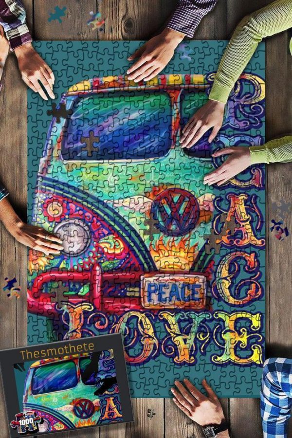Hippie Van Jigsaw Puzzle Set