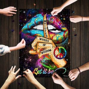 Hippie Whisper Words Of Wisdom Jigsaw Puzzle Set