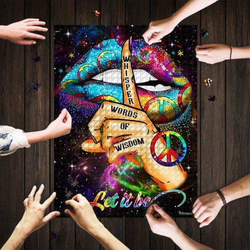 Hippie Whisper Words Of Wisdom Jigsaw Puzzle Set Hippie Whisper Words Of Wisdom Jigsaw Puzzle Set