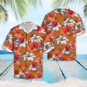 Hockey Lover Hawaiian Shirt Summer Button Up