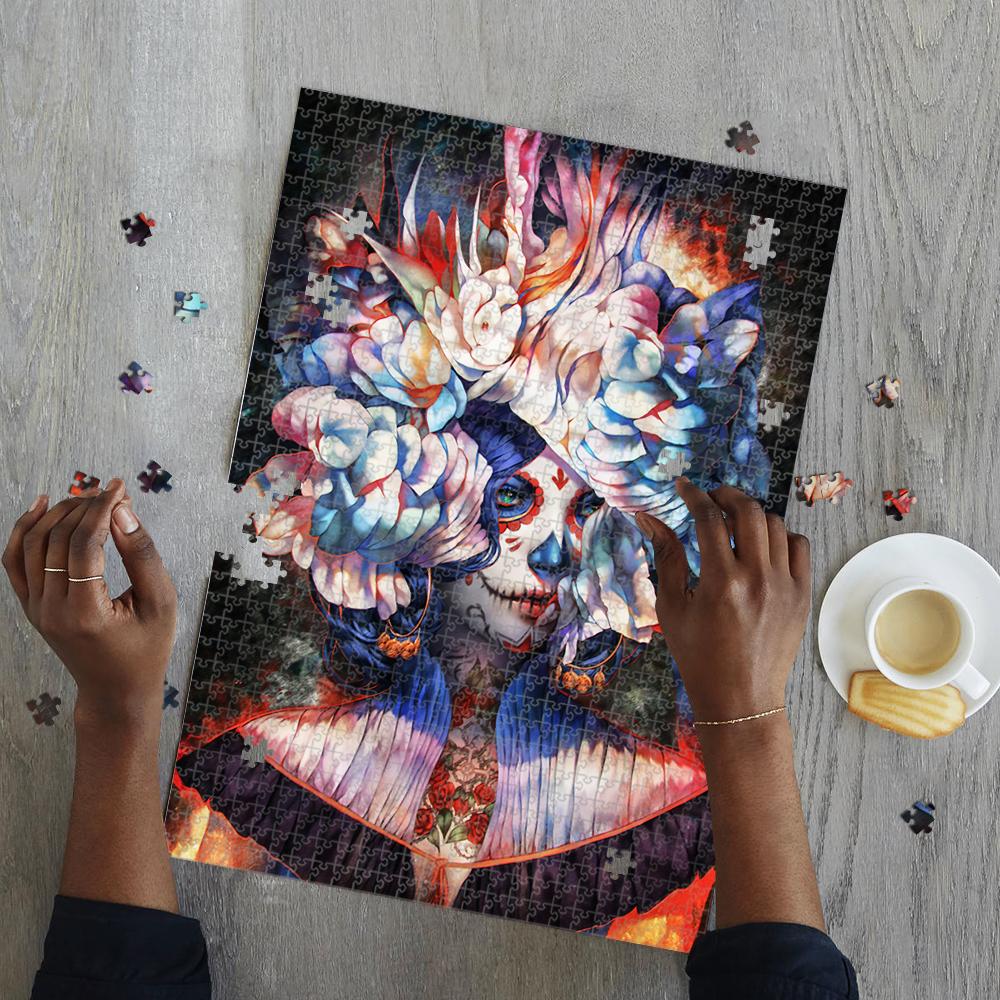 Holiday, Day Of The Dead Jigsaw Puzzle Set Holiday, Day Of The Dead Jigsaw Puzzle Set