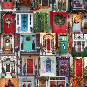 Holiday Doors Jigsaw Puzzle Set