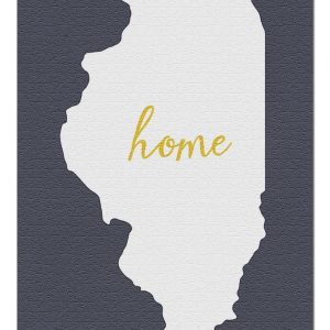 Home State White On Gray Jigsaw Puzzle Set