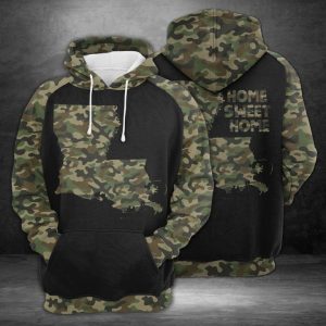 Home Sweet Home Louisiana 3D Printed Hoodie/Zipper Hoodie
