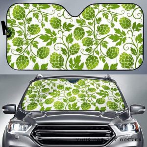 Hop Pattern Car Auto Sun Shade