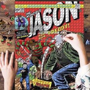 Horror Movie Jigsaw Puzzle Set