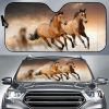 Horse 2 Car Auto Sun Shade