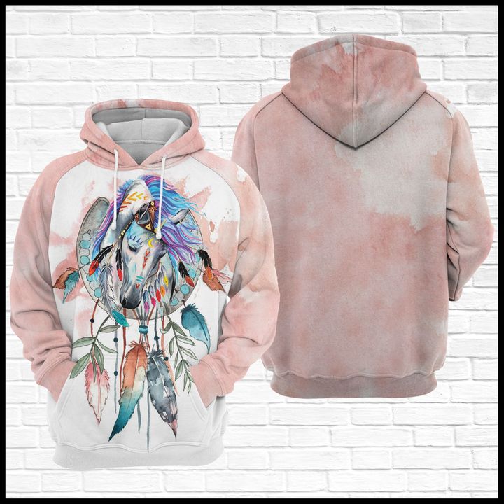 Horse Dreamcatcher 3D Printed Hoodie/Zipper Hoodie Horse Dreamcatcher 3D Printed Hoodie/Zipper Hoodie