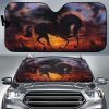 Horse Evil Sunsets Car Auto Sun Shade
