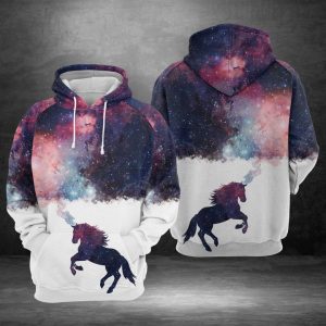 Horse Galaxy 3D Printed Hoodie/Zipper Hoodie