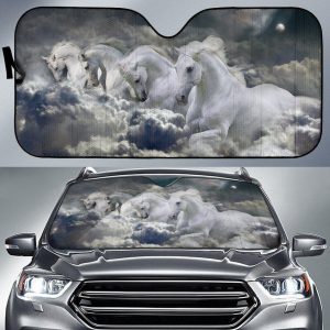Horses Out Of The Storm Car Auto Sun Shade