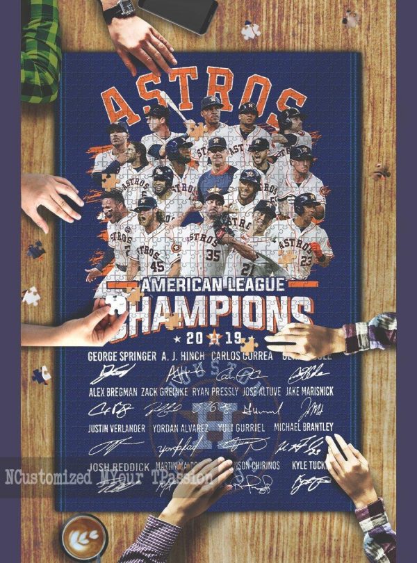 Houston Astros Jigsaw Puzzle Set