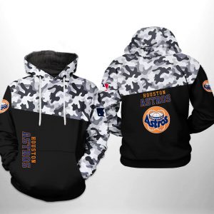 Houston Astros MLB Camo Veteran 3D Printed Hoodie/Zipper Hoodie