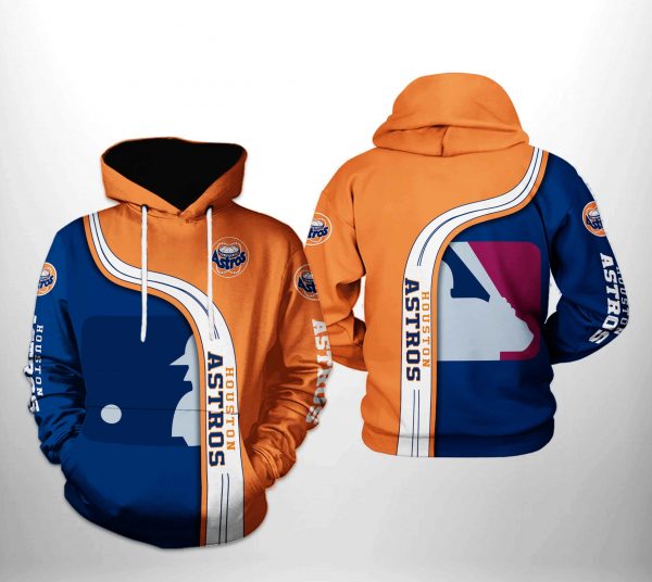 Houston Astros MLB Team 3D Printed Hoodie/Zipper Hoodie