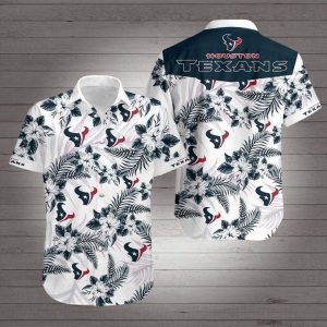 Houston Texans Football Hawaiian Shirt Summer Button Up