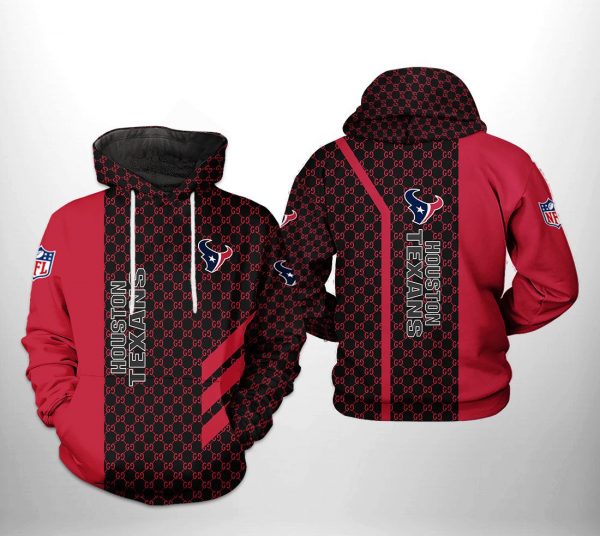 Houston Texans NFL 3D Printed Hoodie/Zipper Hoodie