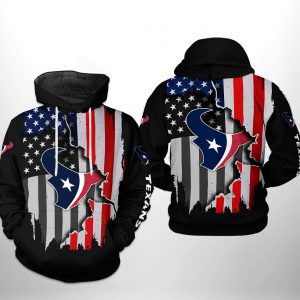 Houston Texans NFL US Flag Team 3D Printed Hoodie/Zipper Hoodie