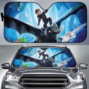 How To Train Your Dragon Car Auto Sun Shade