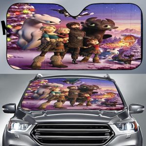 How To Train Your Dragon Homecoming Car Auto Sun Shade